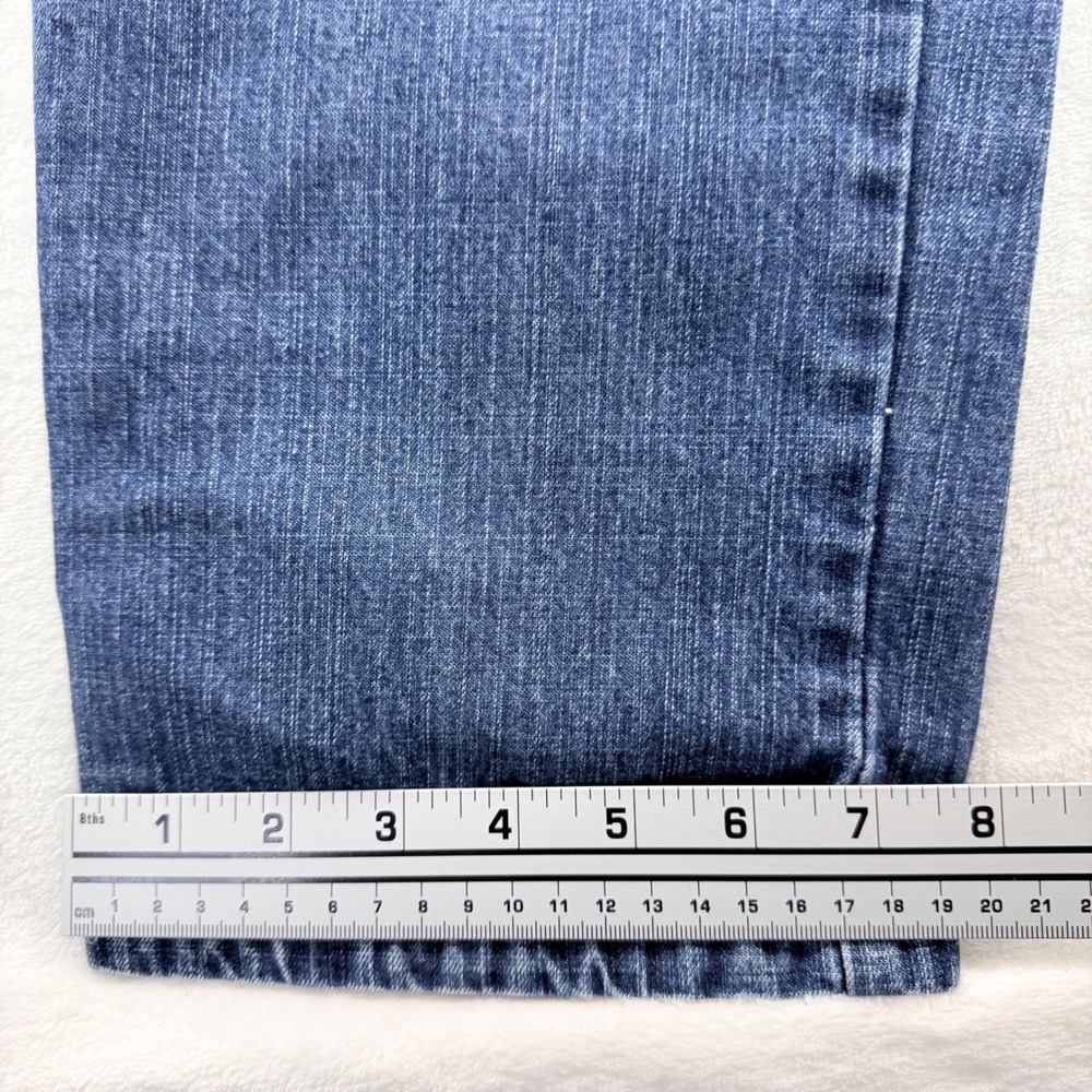 Bill Blass Jeans Easy Fit Blue Straight Leg 5-Pocket Denim Size 14 - Picture 6 of 8